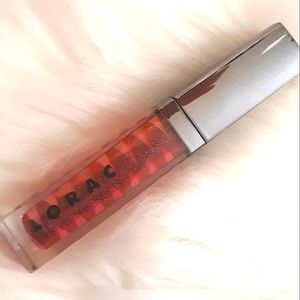 New LORAC pretty Tricolor Lipstick Lipgloss Red